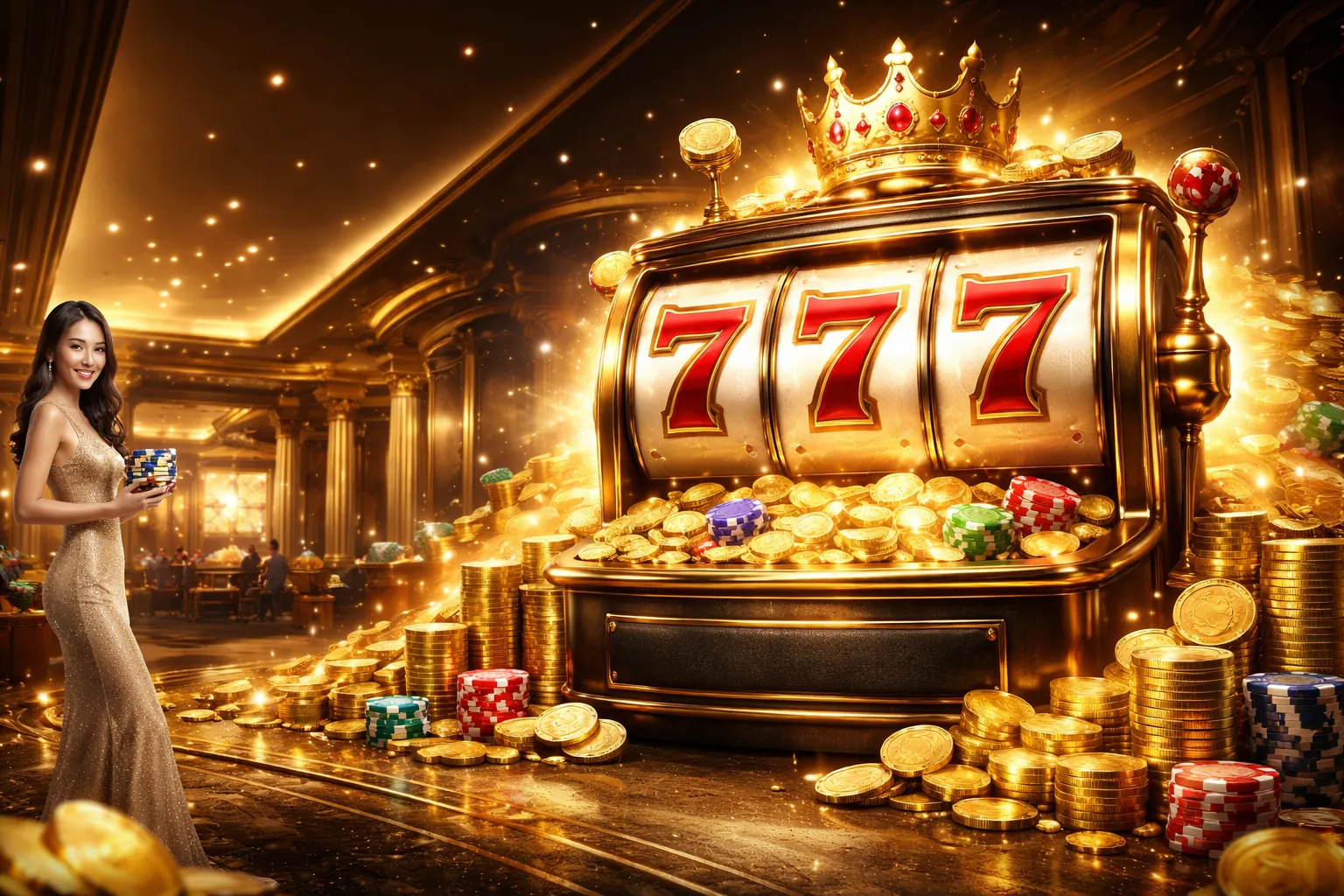 Máy Đánh Bạc Cổ Điển Hấp Dẫn tại Onebet88