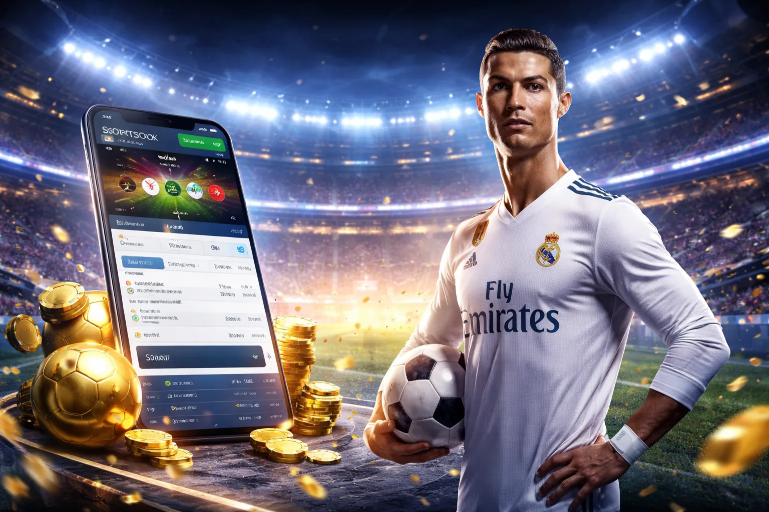 Sân vận động thể thao với các hoạt động cá cược sôi động tại Onebet88