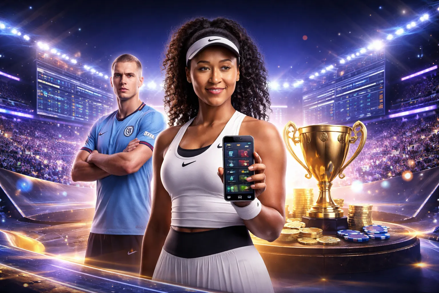 Sân vận động thể thao với các trận đấu sôi động tại Onebet88