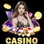 Biểu tượng casino trực tuyến.