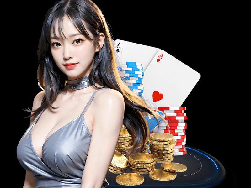 Logo Asia Gaming và bàn chơi Live Casino.